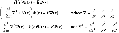 Time Independent Schrodinger Equation